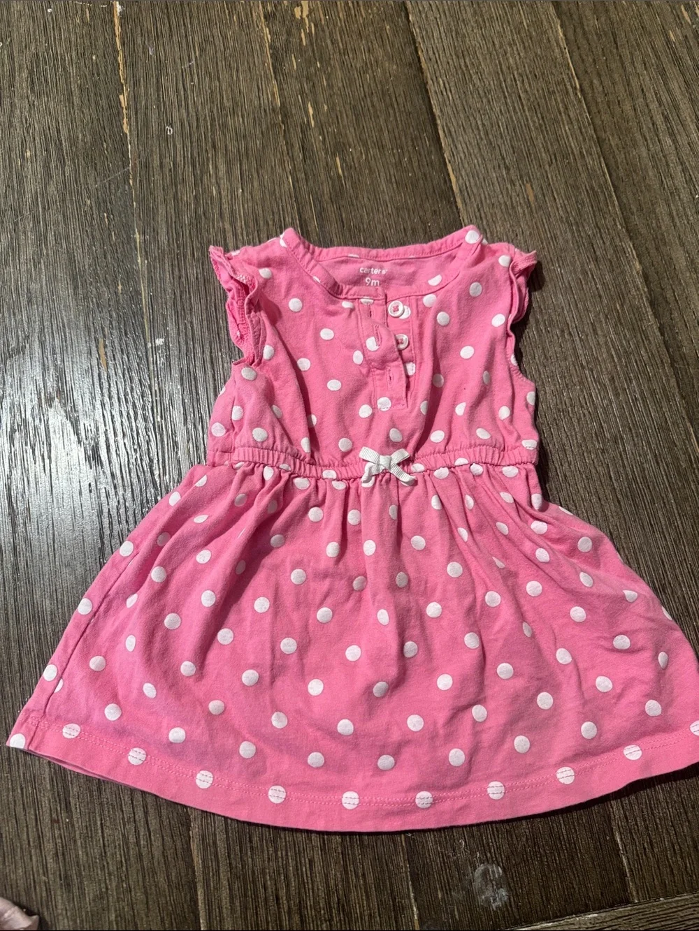 Carter’s 9M Baby Girl Dress & Peplum Bodysuit Bundle | Fruit Print